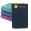 Aurorae Synergy Foldable On-the-Go Travel Yoga,Gym/Exercise Mat for Yogis on the Move with Integrated Microfiber Towel and Anti-Slip Patented 2-in-1 Technology. No Odor and No Bunching view 1