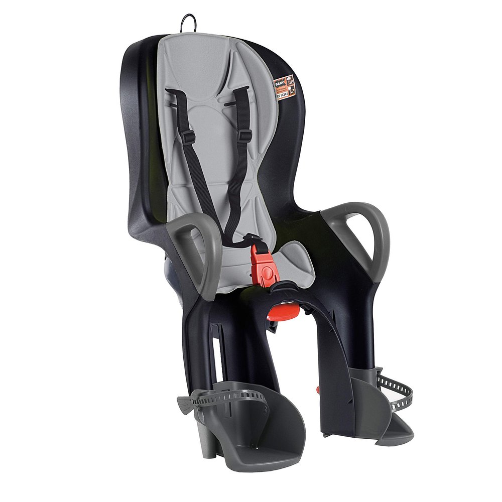 Ok Baby 10 + Rear Wheel Bike Seat, Children's, 10+, Black/Silver, 22kg