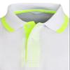 BCPOLO Men's Pique Polo Shirts Short Sleeve Fluorescent Point Polo Shirt White-L (Asia-XXL) view 4