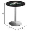 L214-42" Stainless Steel Bemidji State Pub Table by Holland Bar Stool Co. view 2