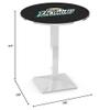 L217-42" Chrome Bemidji State Pub Table by Holland Bar Stool Co. view 2