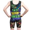 KO Sports Gear Unisex Wrestling Singlet for Adult Wrestlers - Wrestling Singlet for Men & Women - Bold Durable Uniform, Stretchy Breathable Material - Release the Beast, Adult 3X-Large view 4