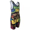 KO Sports Gear Unisex Wrestling Singlet for Adult Wrestlers - Wrestling Singlet for Men & Women - Bold Durable Uniform, Stretchy Breathable Material - Release the Beast, Adult X-Small view 2