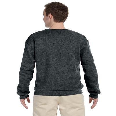 Jerzees 8 oz. 50/50 Fleece Crew (562) Black Heather, XL