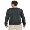Jerzees 8 oz. 50/50 Fleece Crew (562) Black Heather, XL view 1