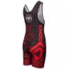 KO Sports Gear Unisex Wrestling Singlet for Adult Wrestlers - Wrestling Singlet for Men & Women - Bold Durable Uniform, Stretchy Breathable Material - Red Dragon, Adult X-Large view 3