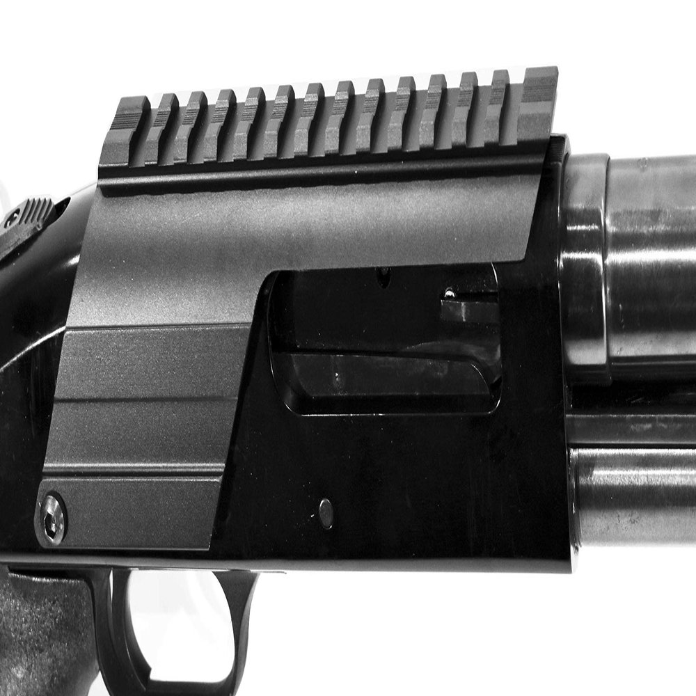 TRINITY Scope Base Mount for mossberg 500 12ga Picatinny Weaver Adapter Sporting Hunting Optics Base Mount Aluminum Black Tactical Accessory Target Range Upgrade Single Rail.