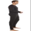 At The Buzzer Thermal Underwear Set for Men 95962-Black-M view 2