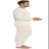 At The Buzzer Thermal Underwear Set for Men 95962-Ecru-XL view 2