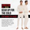 At The Buzzer Thermal Underwear Set for Men 95962-Ecru-XL view 4