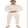 At The Buzzer Thermal Underwear Set for Men 95962-Ecru-XXL view 1