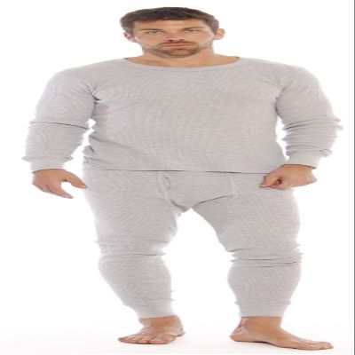 At The Buzzer Thermal Underwear Set for Men 95962-Grey-S