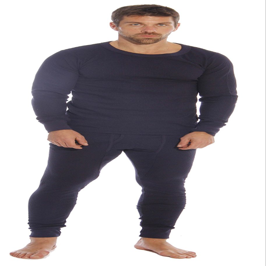 At The Buzzer Thermal Underwear Set for Men 95962-Navy-XL