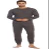 At The Buzzer Thermal Underwear Set for Men 95962-Charcoal-S view 1