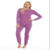 Just Love 95862-Purple-S Women's Thermal Underwear Pajamas Set Base Layer Thermals view 1