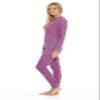 Just Love 95862-Purple-S Women's Thermal Underwear Pajamas Set Base Layer Thermals view 2