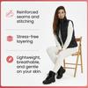 Just Love 95862-Grey-XL Women's Thermal Underwear Pajamas Set Base Layer Thermals view 4