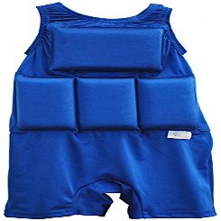 My Pool Pal Girl's or Boy's Swimwear Flotation Swimsuit Fits Kids 20-70 lb (Royal, X-Small (20-30 lbs))