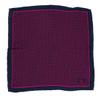 BUYYOURTIES PS-Z-202 - Aficionado Pocket Square - Pink Blue view 1