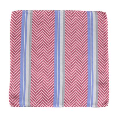 BUYYOURTIES PS-Z-203 - Aficionado Pocket Square - Red Pink Blue