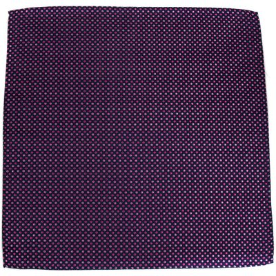 BUYYOURTIES PS-Z-213 - Aficionado Pocket Square - Pink Navy