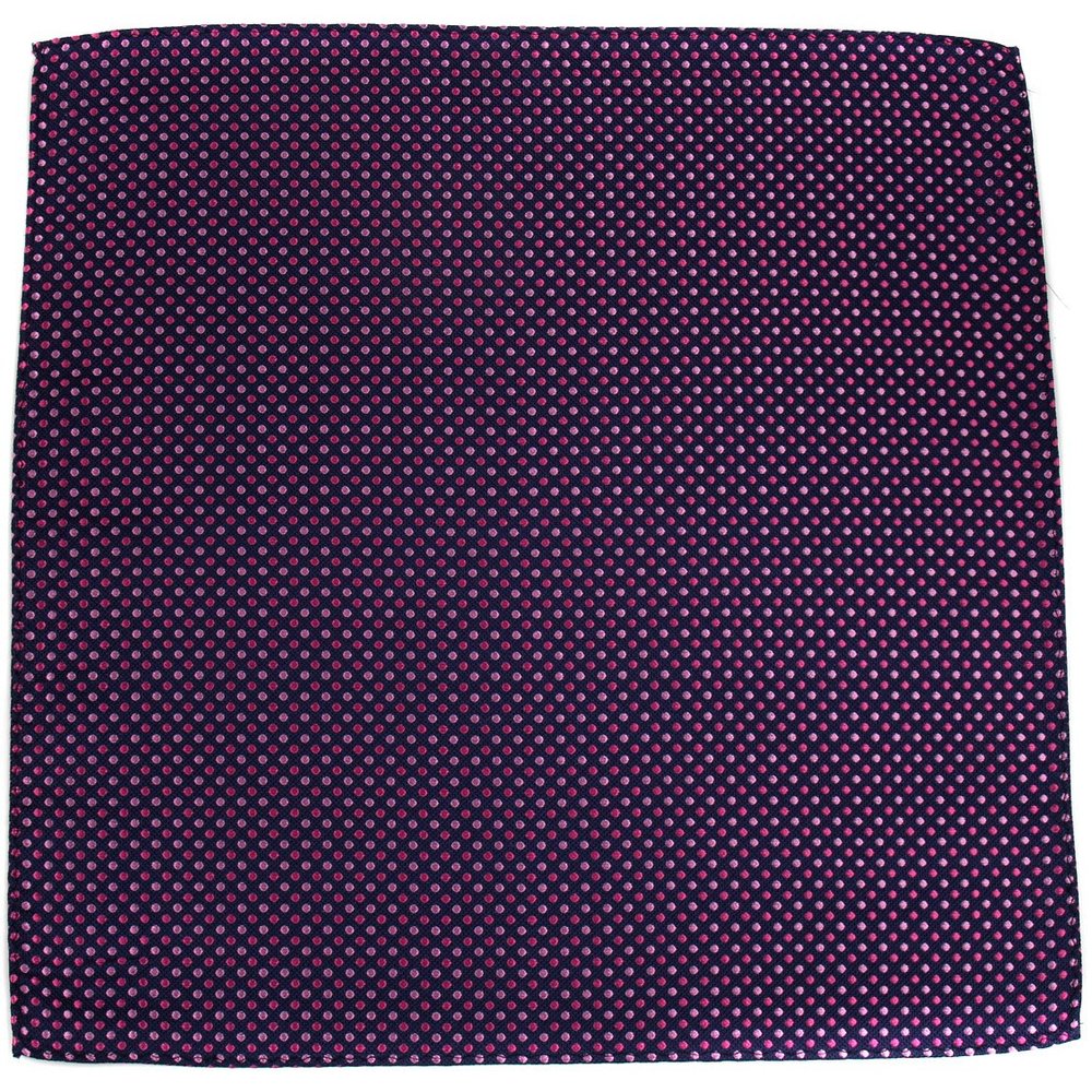 BUYYOURTIES PS-Z-213 - Aficionado Pocket Square - Pink Navy