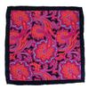 BUYYOURTIES PS-Z-217 - Aficionado Pocket Square - Violet Navy view 1
