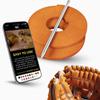 TOFL Baseball and Softball Glove Lacing Needle | Glove and Mitt Repair | Leather Lacing Needle for Crafts and Expanding The Sides of Leather Vests or Hanging PicturesOrange view 1