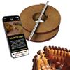 TOFL Softball and Baseball Glove Lace Kit | Mitt Lace Glove Repair Lacing Kit | 2 Leather Laces with Lacing Needle for Catchers Glove| Burgundy view 1