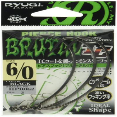 RYUGI HPB062 Pierced Hook Brutal TC 6/0.