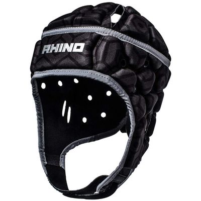 Rhino Adult Pro Rugby Headguard Black