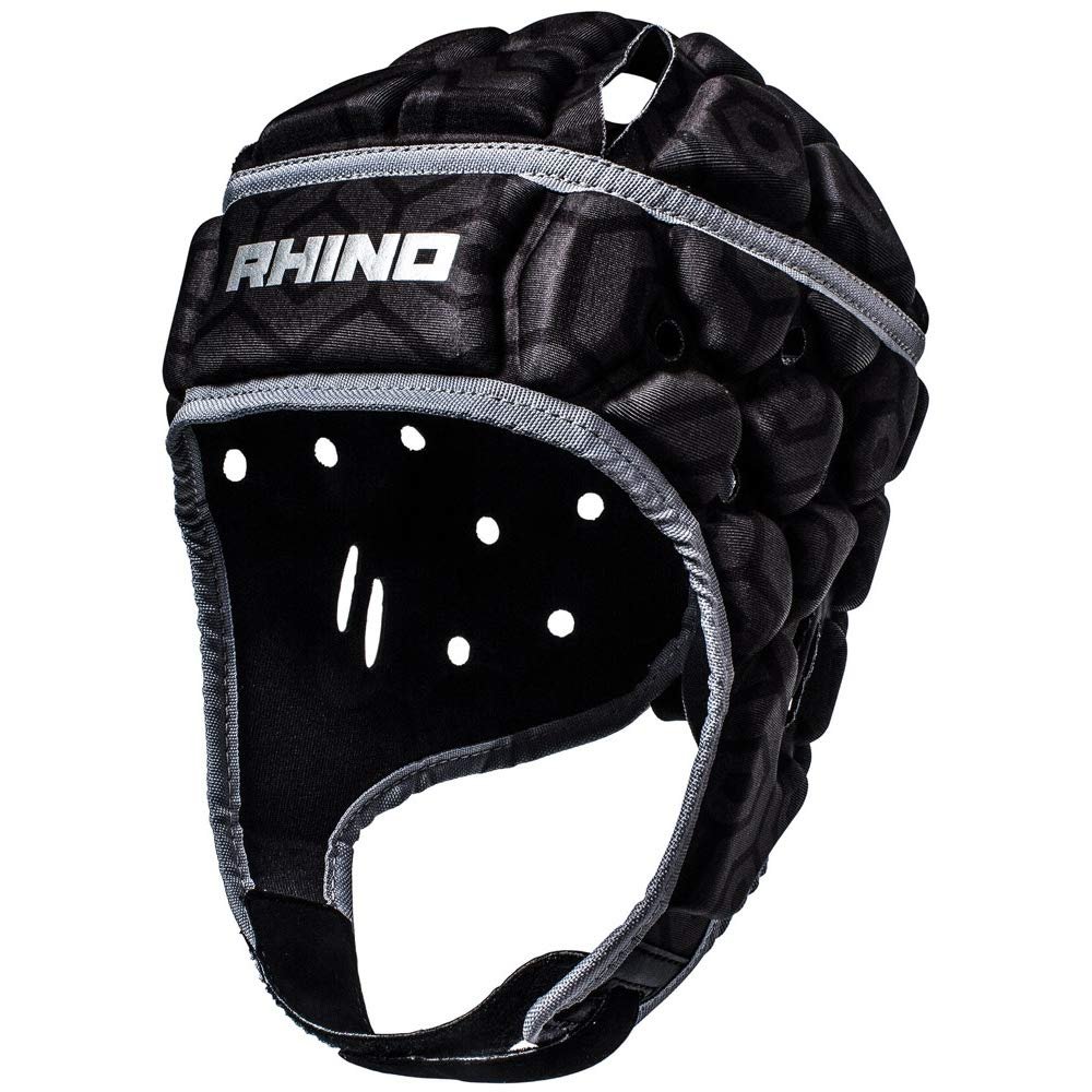 Rhino Adult Pro Rugby Headguard Black