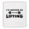 TOOLOUD I'd Rather Be Lifting Micro Terry Sport Towel 15" x 22" view 1