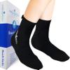 Nordic Essentials Aqua Beach Socks - 1 Pair - for Sand Soccer, Volleyball, Swim, Diving, Snorkel Equipment for Men, Women, Kids, Youth - Neoprene Lycra Waterproof Booties - Sun Protection L - Black view 2