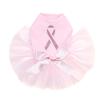 Ribbon (Pink with Clear Rhinestones) - Bling Rhinestone Dog Tutu Dress, S Pink view 1