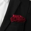 Spring Notion Boys' Satin Zipper Necktie and Handkerchief Set Medium Red view 3
