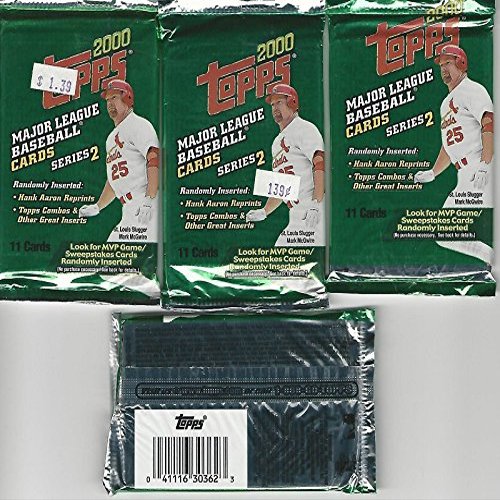 2000 Topps Series 2 retail 4 pack Lots
