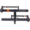 KUAT Sherpa 2.0 Durable Lightweight Aluminum Compact 2 Bike Transporting Hitch Rack with Cable Lock & Foldable Tire Cradles | Capacity - 40 Lbs per Tray, Gray Metallic & Orange Anodize, 1.25" view 1