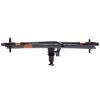 KUAT Sherpa 2.0 Durable Lightweight Aluminum Compact 2 Bike Transporting Hitch Rack with Cable Lock & Foldable Tire Cradles | Capacity - 40 Lbs per Tray, Gray Metallic & Orange Anodize, 1.25" view 2