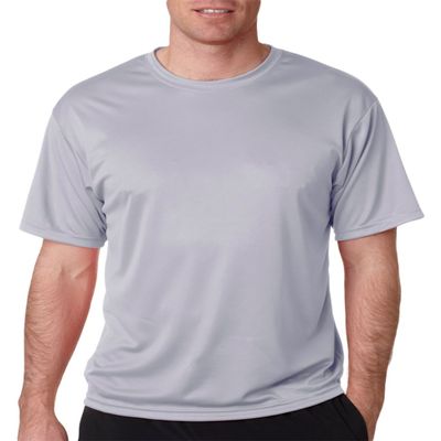 C2 Sport Adult Ss Loose Fit Perform. Tee, Silver, Large