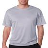 C2 Sport Adult Ss Loose Fit Perform. Tee, Silver, Large view 1