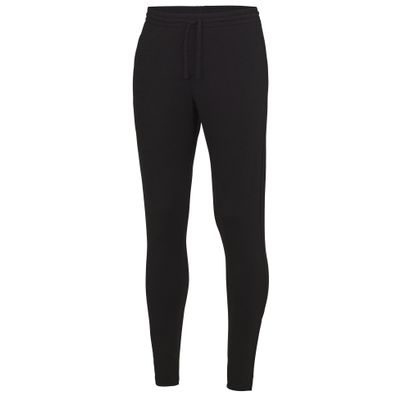 Awdis Just Cool Mens Tapered Jogging Bottoms (XL) (Jet Black)