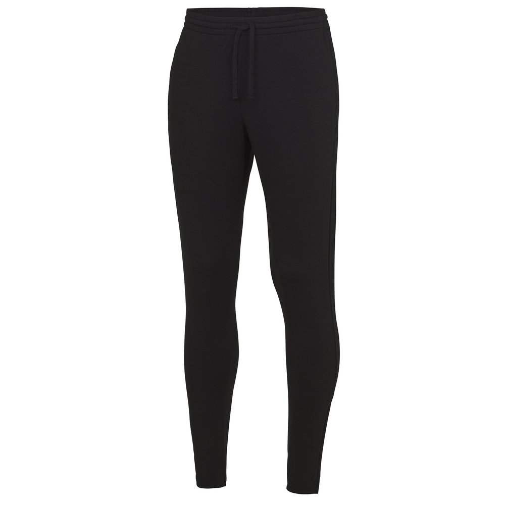 Awdis Just Cool Mens Tapered Jogging Bottoms (XL) (Jet Black)