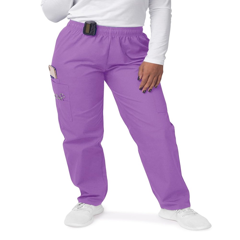 Sivvan Scrubs for Women - Drawstring Cargo Scrub Pants - S8200 - Lavender - 3X