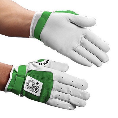 Owen Handball Gloves (Green, Large)