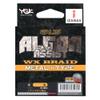 Yotsuami (YGK) GALIS ALGON Assist Metal in Type 4M Hanger Pack, Blue, 120LB (No. 10) view 1
