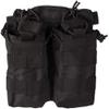 Mil-Tec Mag Pouch Open Top Double Black view 1