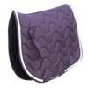 Rhinegold Wave Saddle Pad-Full-Plum view 1