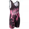 KO Sports Gear Unisex Wrestling Singlet for Adult Wrestlers - Wrestling Singlet for Men & Women - Bold Durable Uniform, Stretchy Breathable Material - KO Cancer, Adult XX-Large view 2