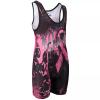 KO Sports Gear Unisex Wrestling Singlet for Adult Wrestlers - Wrestling Singlet for Men & Women - Bold Durable Uniform, Stretchy Breathable Material - KO Cancer, Adult X-Small view 2